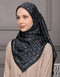 CARYS SQUARE SCARF (BLACK)